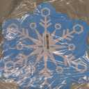 60 Pcs Disposable Blue Snowflake Placemats,Winter Christmas Paper Table Mats with White Snowflake Design for Christmas Xmas Winter Holiday Party Supplies Table Setting