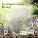 2 x Garden Netting Mesh Plant Cover Bags with Drawstring 3.28Ft x 2.62Ft, 4 Pack Bird Netting Plants Cover Protection