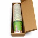 36 Pcs Christmas Cups 4 Unique Festive Designs Premium Disposable Paper Cups Christmas Party Supplies for Xmas Birthdays Celebrations