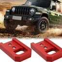Tow Hooks for Tacoma 2024-2026/4Runner 2025, Car Tow Hooks Compatible with Toyota Tacoma/4Runner/Land Cruiser 250 Accessories | Heavy-Duty Steel, No Drilling Required