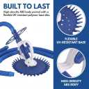 Automatic Pool Cleaner for Inground & Above Ground Pools, Powerful Suction-Side Pool Vacuum Sweeper with 33FT Hose, Efficiently Climbs Walls for Spotless Cleaning