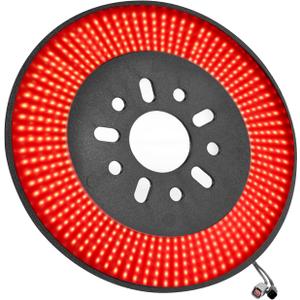 Spare Tire Brake Light for Wrangler JK JKU 2007-2018 LED 3rd Third Brake Light, Plug-N-Play Wheel Lights, Red Ring Rear Brake Tail Light for Wrangler JK JKU Accessories (Red for 2007-2018 Wrangler JK JKU)