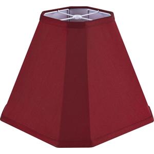 GO&SO Set of 1 Burgundy Bell Lamp Shades Fabric Lampshade, 6.5"Top x 13"Bottom x 10.5''Vertical Height,(Spider) Modern Lamp Shade For Table & Floor Lamp Shade Replacement,Easy Assembly
