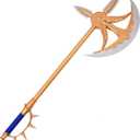 Divine Axe Anime Seven Deadly Sins， All Metal 1:1 Cosplay Anime Game Props, 47.2 (Gold)