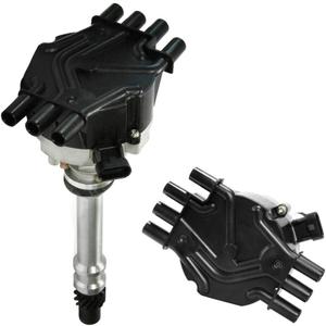 EFI Distributor for 1995-2007 Chevy GM V6 4.3L 262 Ignition Distributor 6 Cylinders Vortec with Black Cap