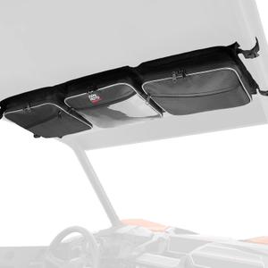 KEMIMOTO Overhead Storage Bag Compatible with 2015-2025 Can Am Maverick Trail/Sport/Sport MAX Cage Mount Roof Bag, Replace 715005018