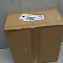 Coucrek Floor Lamp, LED Standing Lamps with White Plastic Shade, Black Modern Torchiere Floor Lamp, Tall Lamps for Living Room Dorm, Bulb not Included