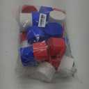 Sherr 24 Rolls Crepe Paper Streamers Hanging Party Decoration Holiday Streamers for Arty Decorations, Birthday Decorations, Wedding Decorations (Red, White, Blue,1.8 Inch x 98 Feet)