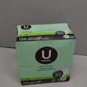 U by Kotex Panty Liners, Clean & Secure, Light Absorbency, Long Length, 126 Count (Packaging May Vary)