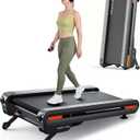 Walking Pad Treadmill with Incline, Full Deck, Auto Incline 12%-20%, 400/350lbs Capacity, Vitalwalk Compact Under Desk Treadmills for Home Office, 3.0HP Brushless, Vertical Store (Black-Apollo 11 Ultra)