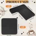 2 Pcs Top Mat & Sliding Mat for Ninja Espresso Coffee Machine ES601/ES701, Smooth Glide Sliding Mat with Non-Slip Base, Perfect Accessories rinder Access Unblocked, Waterproof, Heat-Resistant
