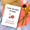 Funny Mother's Day Cards for Mom Grandma, Cute Mom Gift For Mothers Day, Mom Gift on Mothers Day from Son Daughter, Mothers Day Card Gift For Women Her