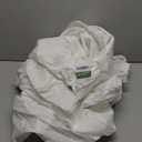 FAUNNA 100% Cotton Twin Size 800TC Fitted Sheet, Deep Pocket Bed Sheet Fits Up to 15 Inch Mattress, Soft Comfort and Breathable, Durable Long Lasting Bottom Sheet, White