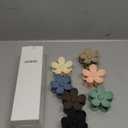 Flower Claw Clip 7 PCS Claw Clips, Hair Clips for Women Non Slip for Thick Hair Women Girls Gifts, 7 Colors