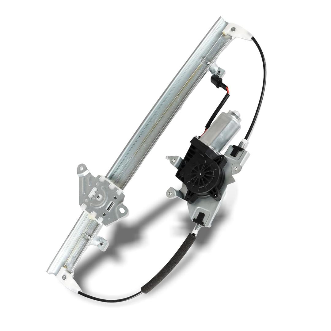 741-349 Window Regulator Passenger Side Front with Power Window Motor for Nissan Xterra Frontier 2005-2015 Suzuki Equator 2009-2010 OE#80720EA000 80730EA005 807209BF0A (Front Right Side)