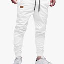 JMIERR Mens Casual Joggers Pants - Cotton Drawstring Chino Cargo Pants Hiking Outdoor Twill Track Jogging Sweatpants Pants, Size XL