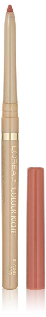 L'Oreal Paris Colour Riche Lip Liner Pencil, Creamy Lip Liner with Omega 3 and Vitamin E, 705 Beyond Pink (Rose Pink) (0.01 Ounce (Pack of 1))
