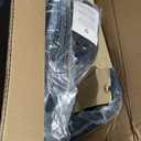 Ergonomic Office Chair,High-Back Desk Chair with Headrest, Flip-Up Armrests & Adjustable Lumbar Support for Home, Study, or GamingBlack Frame,Black Net