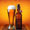 DU VINO USA Made Nucleated Pilsner Glasses- Etched Beer Glass for Better Head Retention, Aroma and Flavor - 16 oz Craft Beer Glasses for Beer Drinking Bliss - 4 Pack