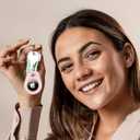 for AirTag Holder 4 Pack  Keychains Case Waterproof Replacement for Apple AirTag, Dog Collar, Luggage, Backpack, Travel & Outdoor Gear  Durable, Lightweight, and Secure (2pc Black/2pc White)