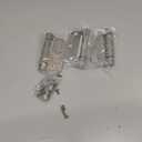 3 Pack Self Closing Door Hinges, 3.5 Inch Auto Closing Door Hinge with 5/8'' Radius Corners, Adjustable Tension for Garage, Front, Back Door, UL Listed, Left and Right Hand, Brushed Nickel