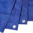40'x60' Blue Poly Tarp 6MIL Thick, Tarps with Grommets- Multipurpose Protective Cover - Lightweight, Durable, Waterproof, Weather Proof