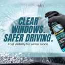 AquaDoc De-icer for Car Windshield - Liquid Ice Melter for Windshields, Windows, Door Locks & Latches - Car De Icer Spray for Fast Ice Removal - 16oz