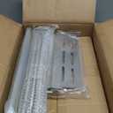 Stainless Steel 7524 7528 Grill Grates with 7620 7621 Flavorizer Bars 65505 Heat Deflectors and 62752 Burner for Weber Genesis Grill Parts 300 Series E310 E320 E330 S310 S320 S330