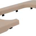 Center Console Cup Holder Compatible with Ford F250 F350 F450 Super Duty 1999-2010 Center Console Cup Holder Armrest Pad, Cupholder Armrest Cover Trim Center Console Accessories (Beige)