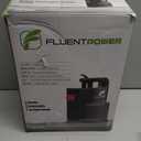 FLUENTPOWER 1/2HP Submersible Sump Pump 2500GPH Utility Water Pump, Auto/Manual Control by Integrated Float Switch, with 16.4 Ft Cord for Pool Tub Garden Pond Flooded Basement Draining