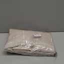 Elrene Home Fashions Sawyer Windowpane Plaid Room Darkening Single Window Curtain Panel with Rod Pocket/Back Tabs for Living Room/Bedroom/Office, 52"x84", Linen