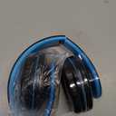 ZIHNIC Bluetooth Headphones Over-Ear, Foldable Wireless and Wired Stereo Headset Micro SD/TF, FM for Cell Phone,PC,Soft Earmuffs &Light Weight for Prolonged Wearing (Black/Blue)