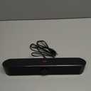 Redragon GS560 RGB Desktop Soundbar, 2.0 Channel Computer Speaker with Dynamic Lighting Bar Audio-Light Sync/Display, Touch-Control Backlit with Volume Knob, USB Powered w/ 3.5mm Cable, Black