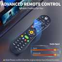 Replacement Remote Control for TiVo Mediacom RCN TIVO SMLD-00266-000 URC-7020BC0-XXXX-R LCD LED TV Controller (IR and RF) - Black