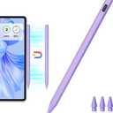 Stylus Pen for iPad Pencil 2nd Generation Magnetic Wireless Charging with Tilt Sensitivity&Palm Rejection, Stylus Pen for ipad 6/7/8/9/10, iPad mini 5/6, iPad Air 3/4/5, iPad Pro 11/12.9 (Purple)