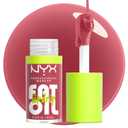 NYX PROFESSIONAL MAKEUP Fat Oil Lip Drip, Moisturizing, Shiny and Vegan Tinted Lip Gloss - Chillin Like a Villain (Pale Dusty Rose) (0.16 Fl Oz (Pack of 1))