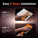 2 x GolbinBox 3-Pack Privacy Screen Protector for iPhone 15/16 6.1 Inch,Military-Grade Shatterproof Anti-Spy HD Tempered Glass with Installation Tray,Dust and Bubble Free,9H Hardness,Anti - Fingerprint