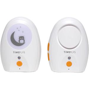 TimeFlys Audio Baby Monitor Upgrade Version Paladin, Portable, Rechargeable, Extra Long Range up to 2000 ft, Night Light, Crystal Sound, Camping