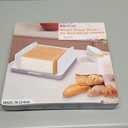 Upgrade Widen Bread Slicer for Sourdough rounds, 13″ Adjustable Large Capacity Wide and Thicknesses, Foldable and Compact Cutting Guide with Crumb Tray, Suitability for Homemade sourdough Bread