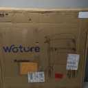 WOTURE Foldable Rollator Walker with Seat & Backrest  16 lb Ultra-Light Mobility Aid, 8" All-Terrain Wheels for Indoor/Outdoor Use, Adjustable Handles & Dual Brakes, Includes Storage Bag, Blue