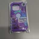 Hocase for iPhone 16 Pro Case 6.3", Heavy Duty Shockproof Protection Soft Silicone Rubber+Hard Plastic Bumpers Hybrid Protective Case for iPhone 16 Pro 2024 - When Purple Meets Blue