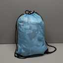 10 Medium white and blue drawstring bags