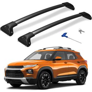 300lbs Lockable Roof Rack Cross Bars Compatible with 2021-2025 Chevrolet Chevy Trailblazer L LT ACTIV RS, Aluminum Crossbars for Rooftop Cargo Luggage Kayak Canoe Bike Snowboard