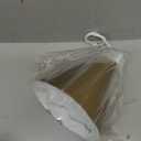 Vintage Modern Metal Conical Wall Sconce, Brass, 6“ Dia x 11" H
