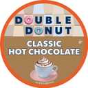 Double Donut Coffee Hot Chocolate Pods for Keurig K Cups Brewers, Single Serve Classic Hot Cocoa Pods, 24 Count (EXP 12/16/27)