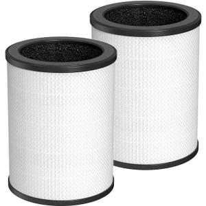 Genuine Cobectal ZQA-6000A Replacement Filter Cartridge, H14 True HEPA Filter, 3-Layer High-Efficiency Filtration, 2 Pack