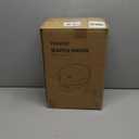 FOHERE Waffle Cone Maker Machine and Ice Cream Bowl Maker with Temperature Control, Double Side Nonstick Waffle Bowl Maker with Cone Roller, 7.5 Thin Waffle Maker for Home Kitchen (Black)