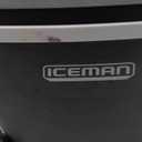 ICEMAN Dual-Size Ice Maker Countertop - Portable Ice Machine, Large and Small Ice Machine Maker with Self Cleaning, 9 Cubes in 7 Mins, 22lbs/24hrs, for Home, Kitchen, Office, Party, Ice Scoop Included