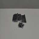 Haidms 304 Stainless Steel Black Ball Bearing Door Hinges for Exterior & Interior Doors 4in Stainless Steel Heavy-Duty Door Hinges Black 4inch, 5/8'' Radius Corners 3PACK