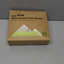 KeaBabies 2-Pack Waterproof Baby Crib Sheets for Boys, Girls - 52x28 Viscose Derived from Bamboo Toddler Bed Sheet Neutral, Fitted Crib Mattress Protector Cover for Baby Bedding, Soft & Gentle(Ecru)